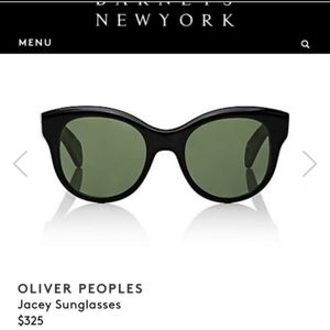 Oliver Peoples Jacey Black Polorized Sunglasses